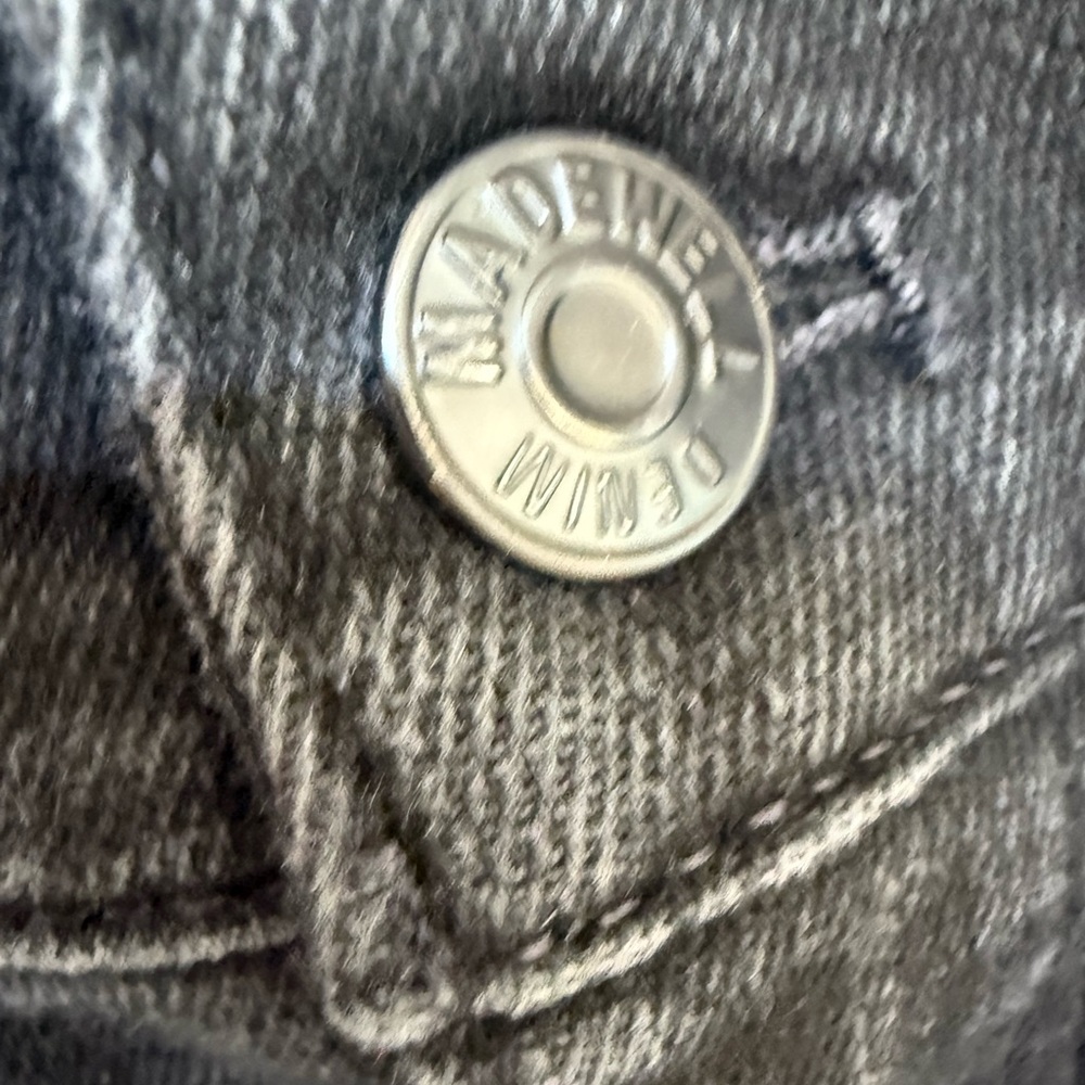 Madewell Mid RiseKick Out Black Flare Jeans size 30 - Picture 6 of 9